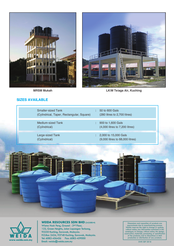 Weida Water Tank